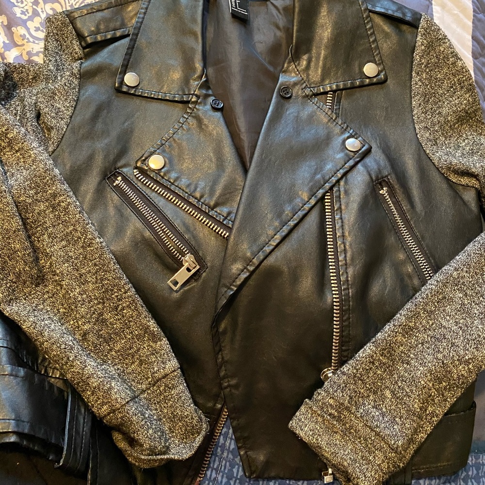 pleather jacket